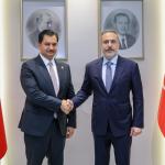 صدام حفتر يبحث مع وزير الخارجية التركي ملفات إقليمية وآفاق التعاون الثنائي